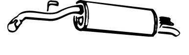 WALKER 13487 End Silencer